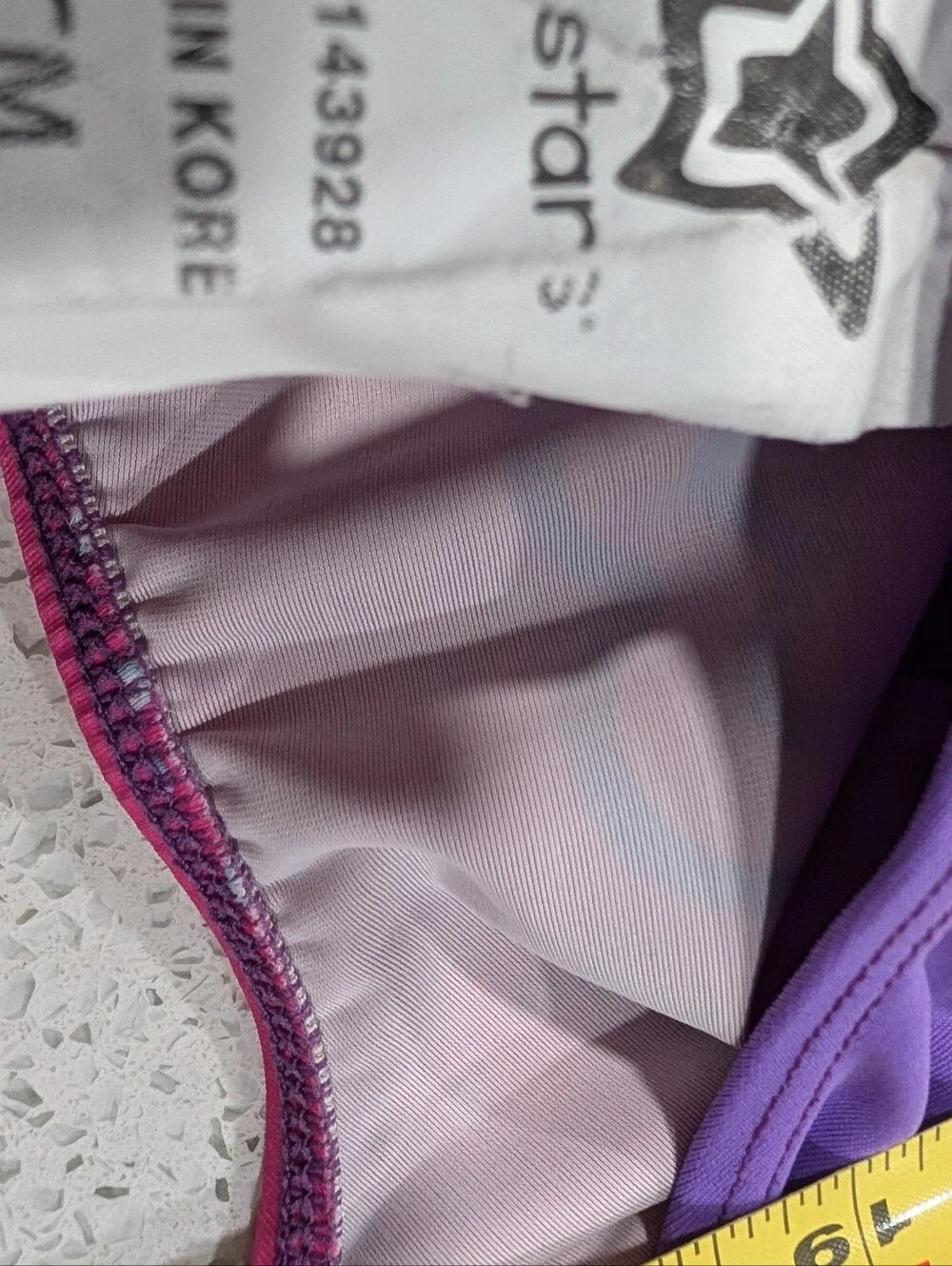 PRINCESS GK ELITE Gymnastics Dance Leotard Medium Pink Purple Ombre Queen CROWN